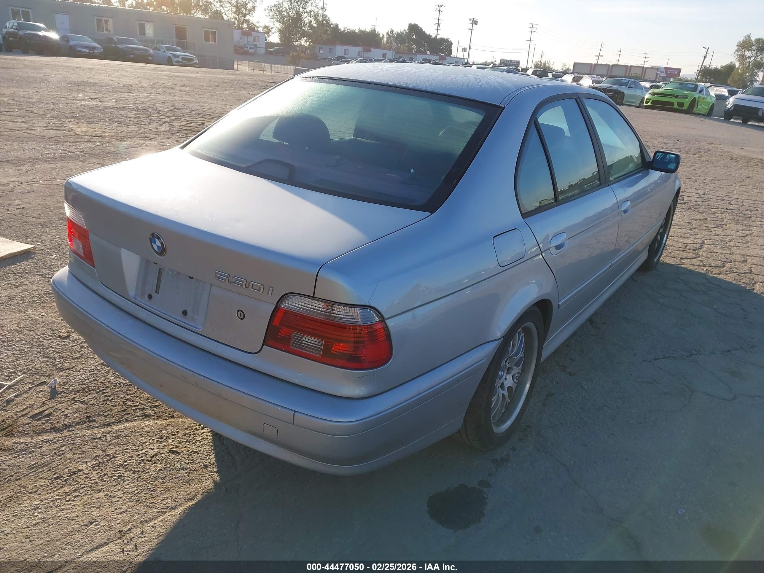 2003 Bmw 530ia   Silver vin: WBADT63413CK41673