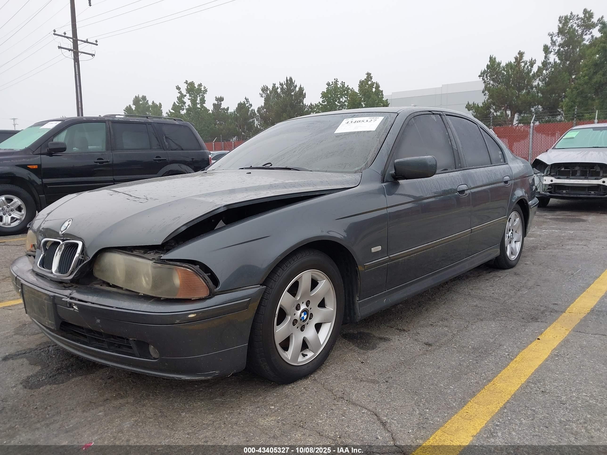 2001 Bmw 530ia   Gray vin: WBADT63421CF00476