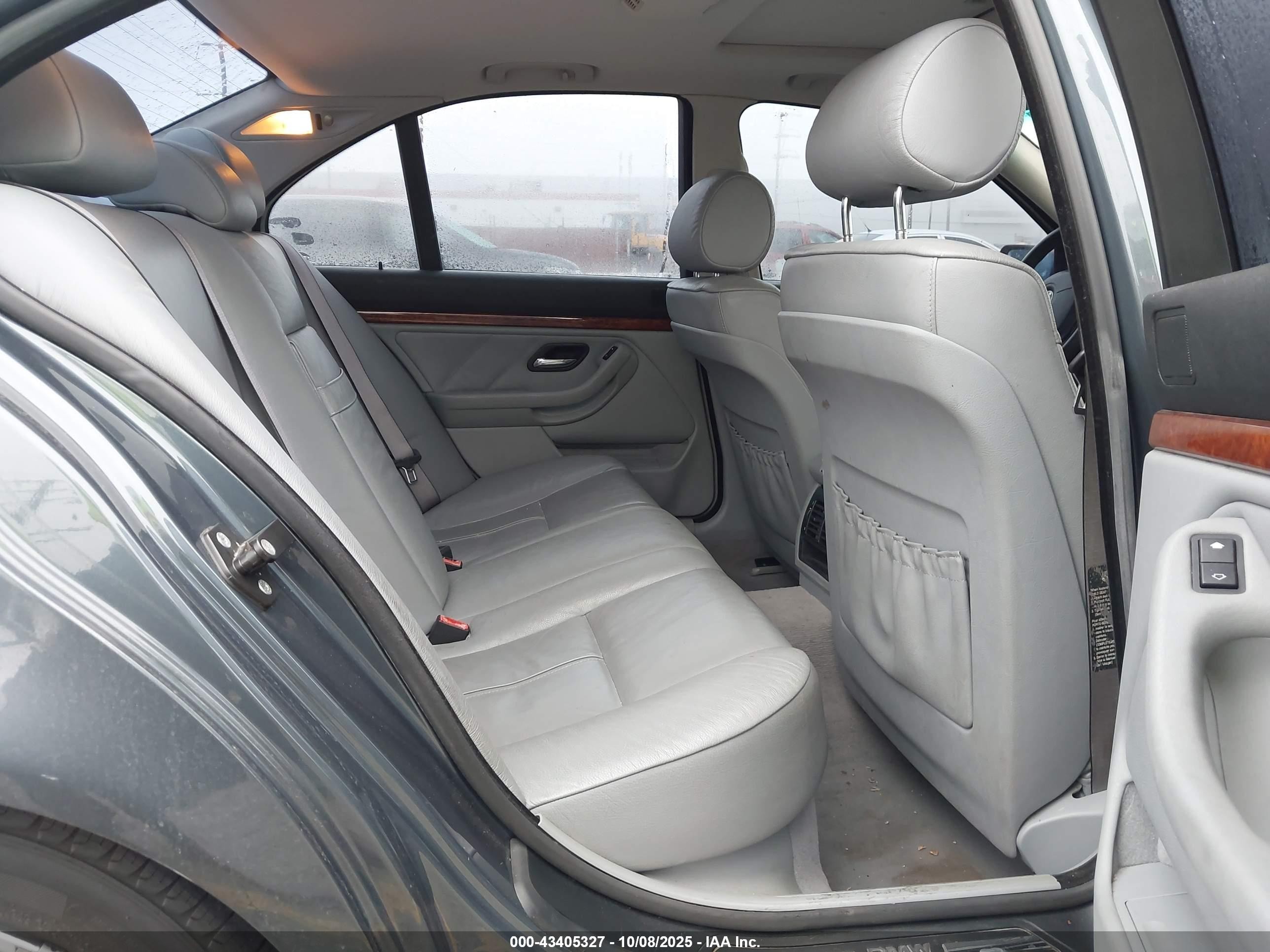 2001 Bmw 530ia   Gray vin: WBADT63421CF00476