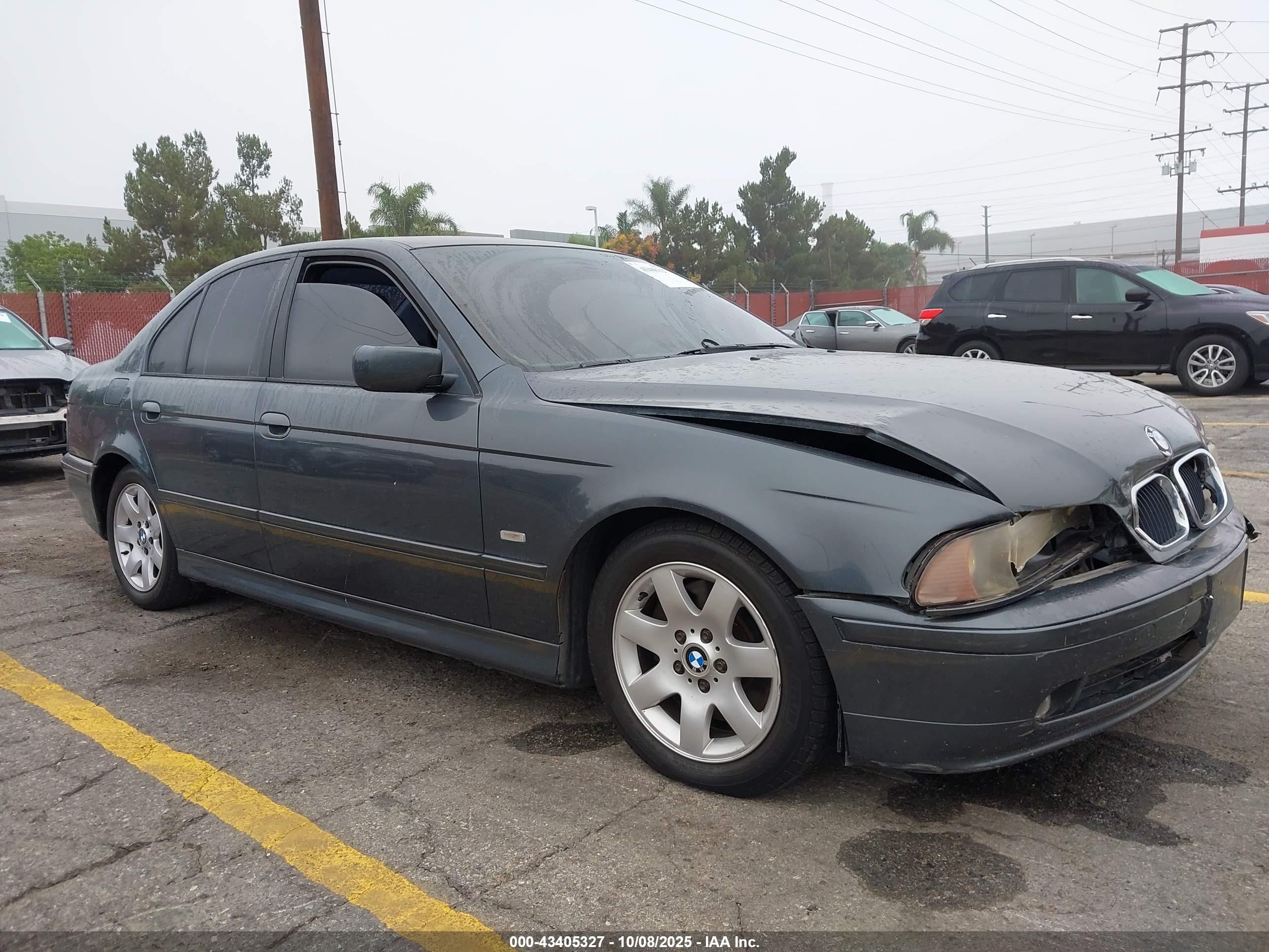 2001 Bmw 530ia   Gray vin: WBADT63421CF00476
