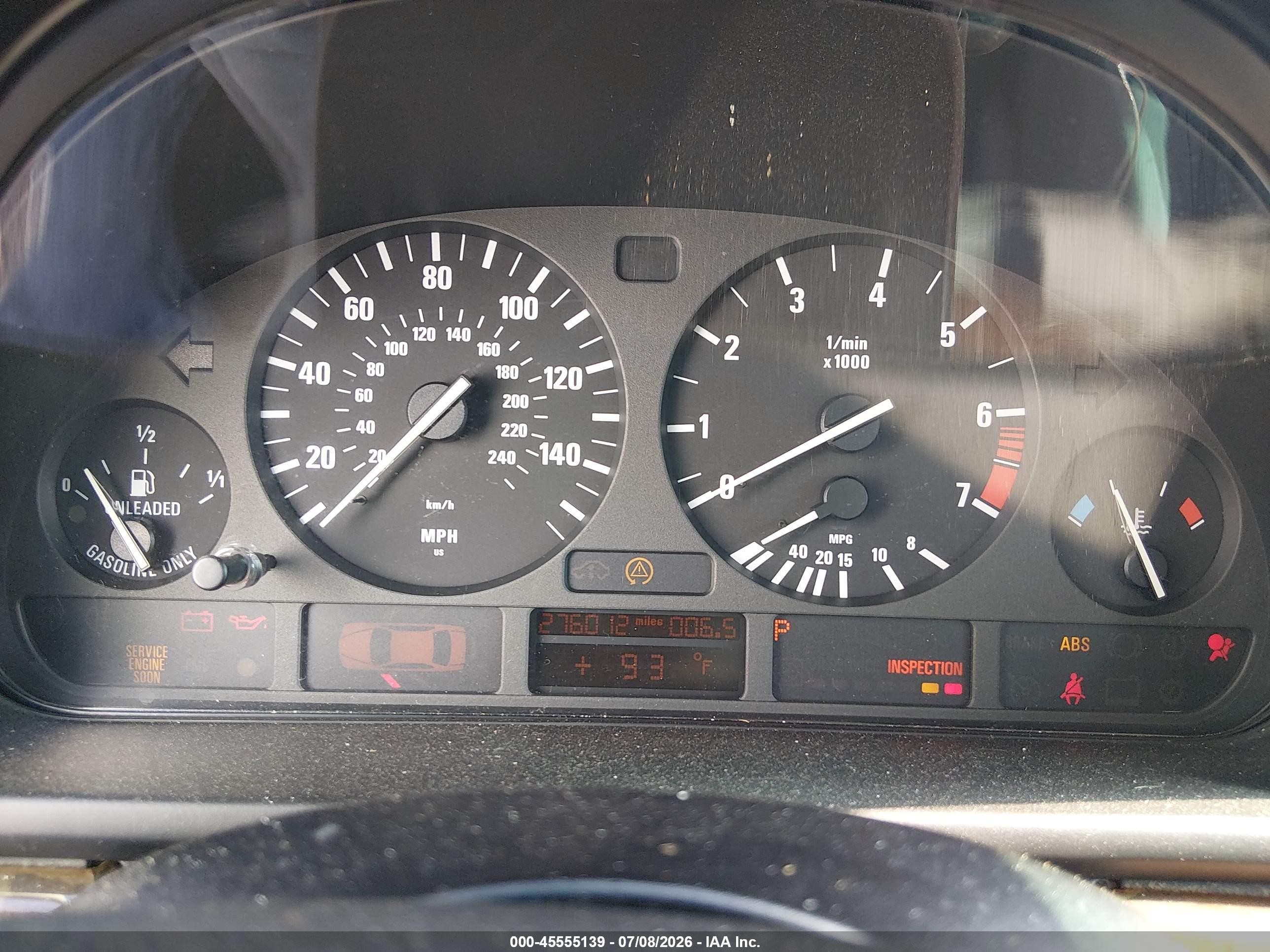 2001 Bmw 530ia   Gray vin: WBADT63421CF04267