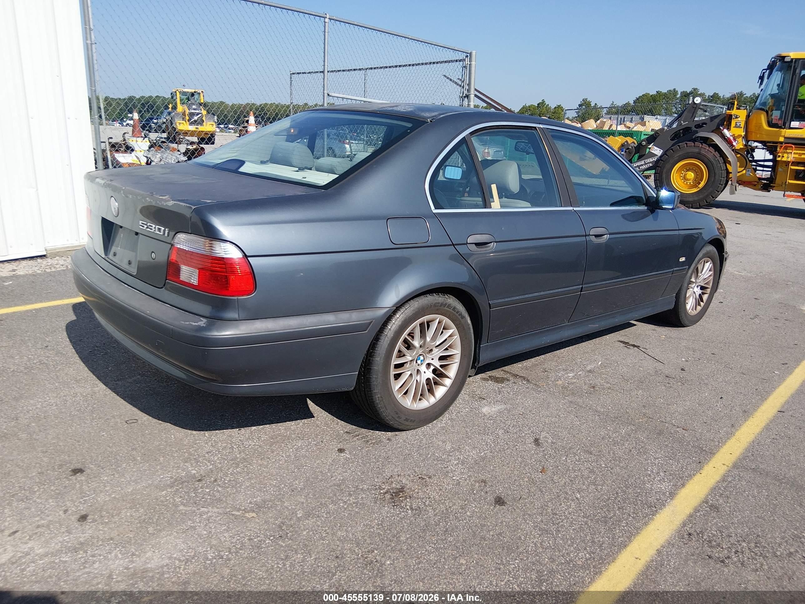 2001 Bmw 530ia   Gray vin: WBADT63421CF04267