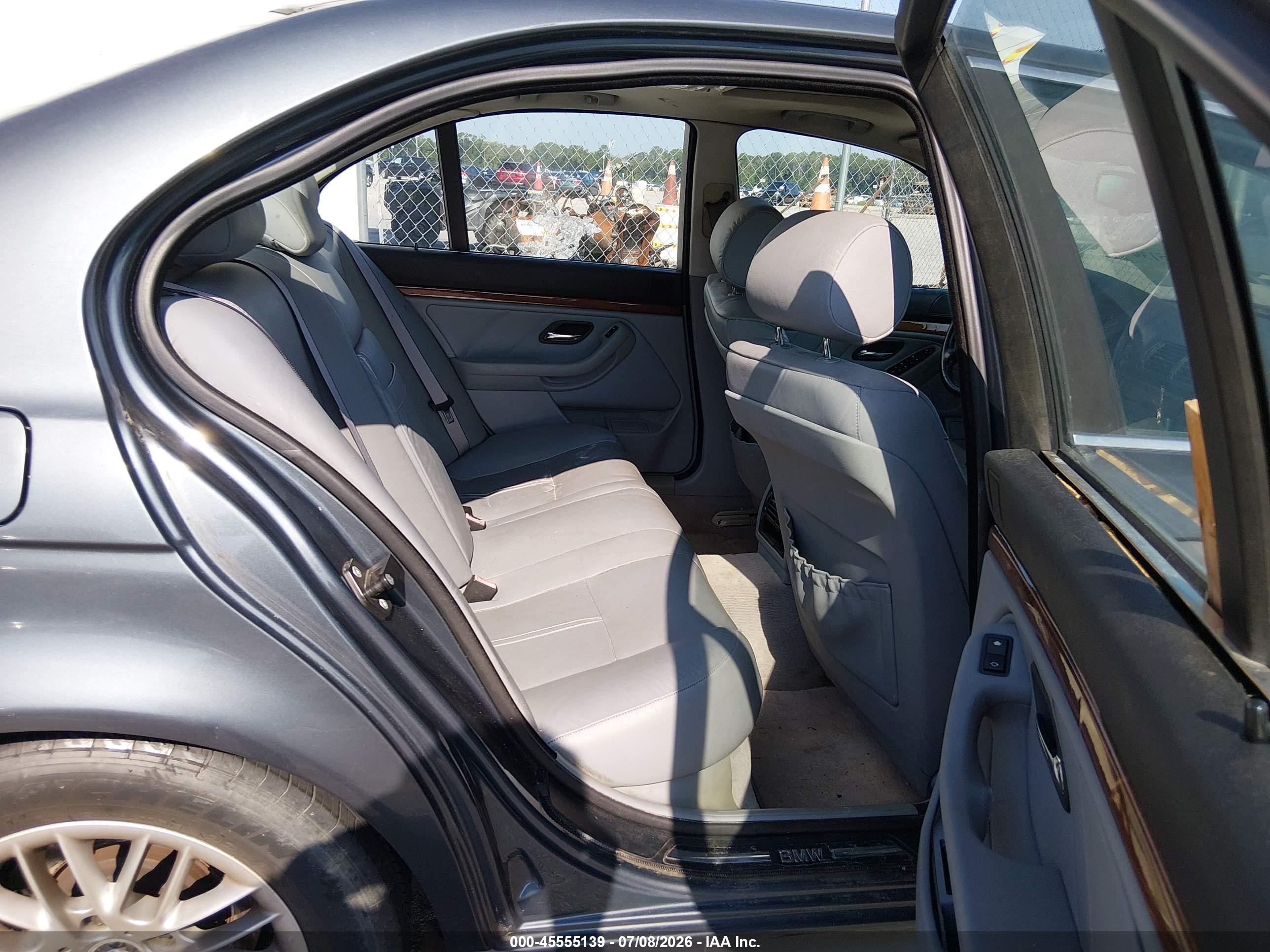2001 Bmw 530ia   Gray vin: WBADT63421CF04267