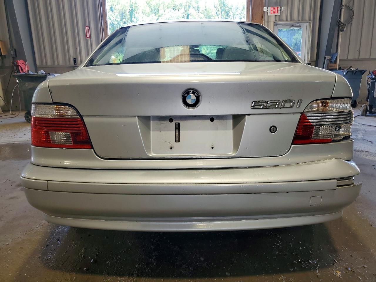 2001 Bmw 530 I Automatic Серебряный vin: WBADT63421CF14832