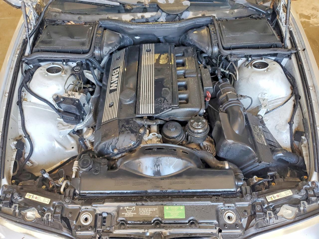 2001 Bmw 530 I Automatic Серебряный vin: WBADT63421CF14832