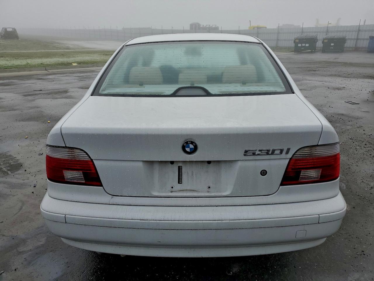 2002 Bmw 530 I Automatic White vin: WBADT63422CH99386
