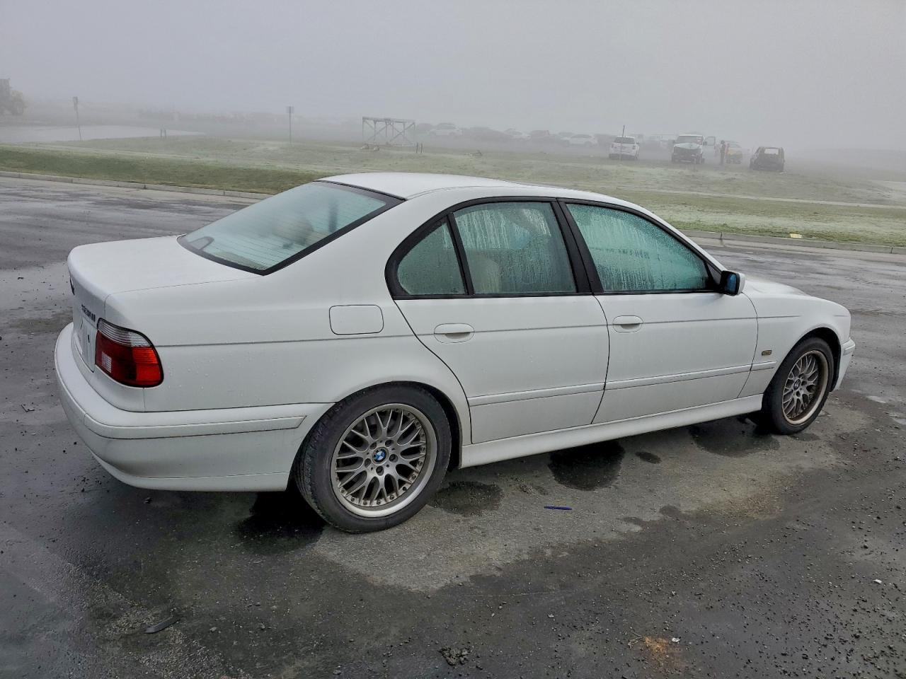2002 Bmw 530 I Automatic White vin: WBADT63422CH99386