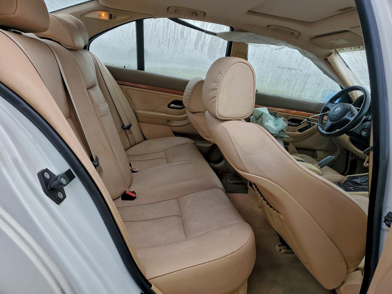 2002 Bmw 530 I Automatic White vin: WBADT63422CH99386