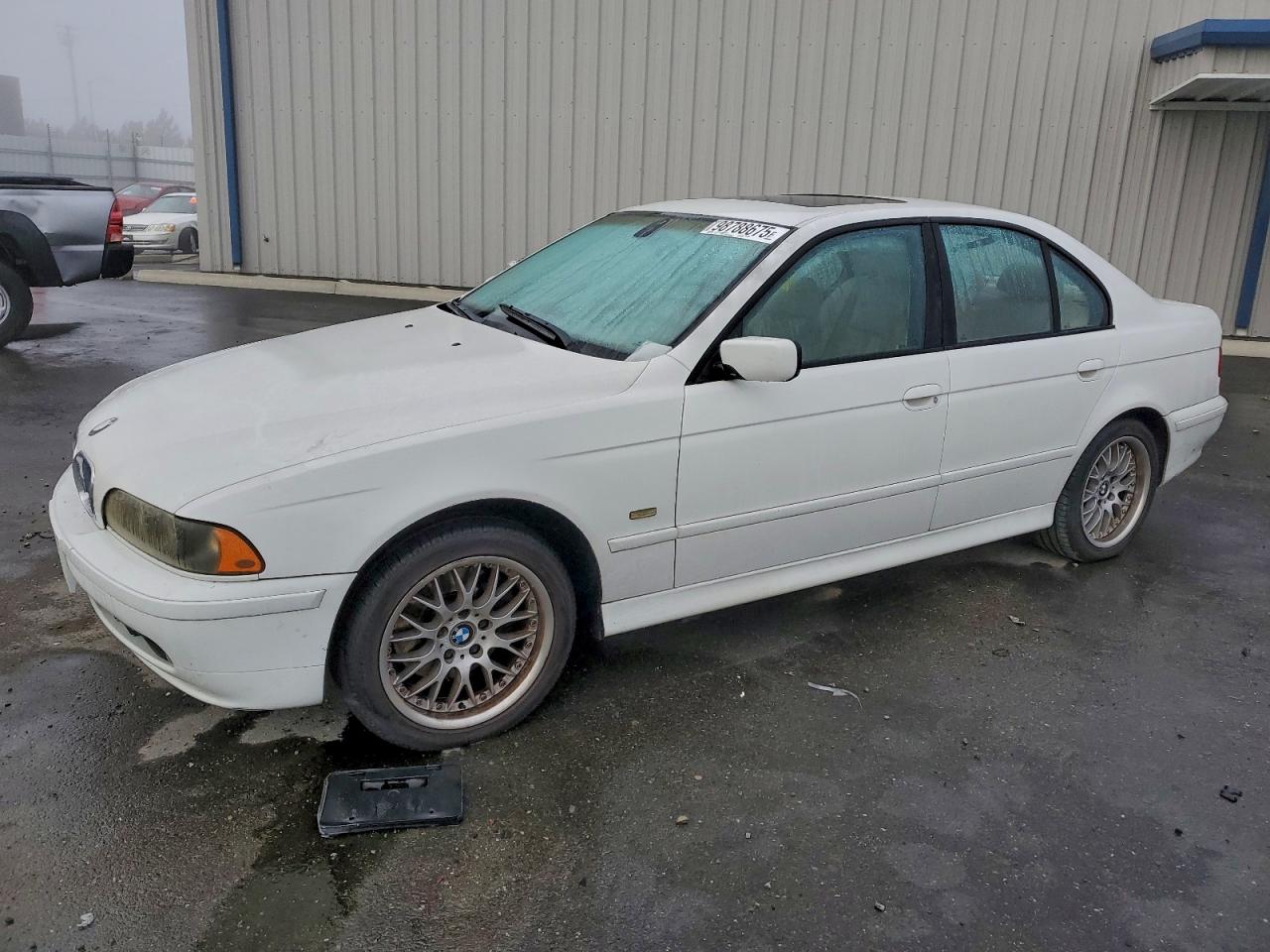 2002 Bmw 530 I Automatic White vin: WBADT63422CH99386