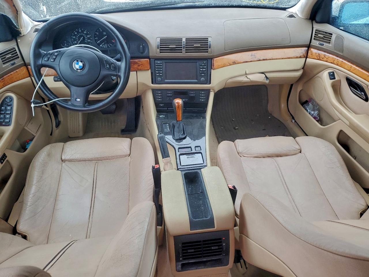 2002 Bmw 530 I Automatic White vin: WBADT63422CH99386