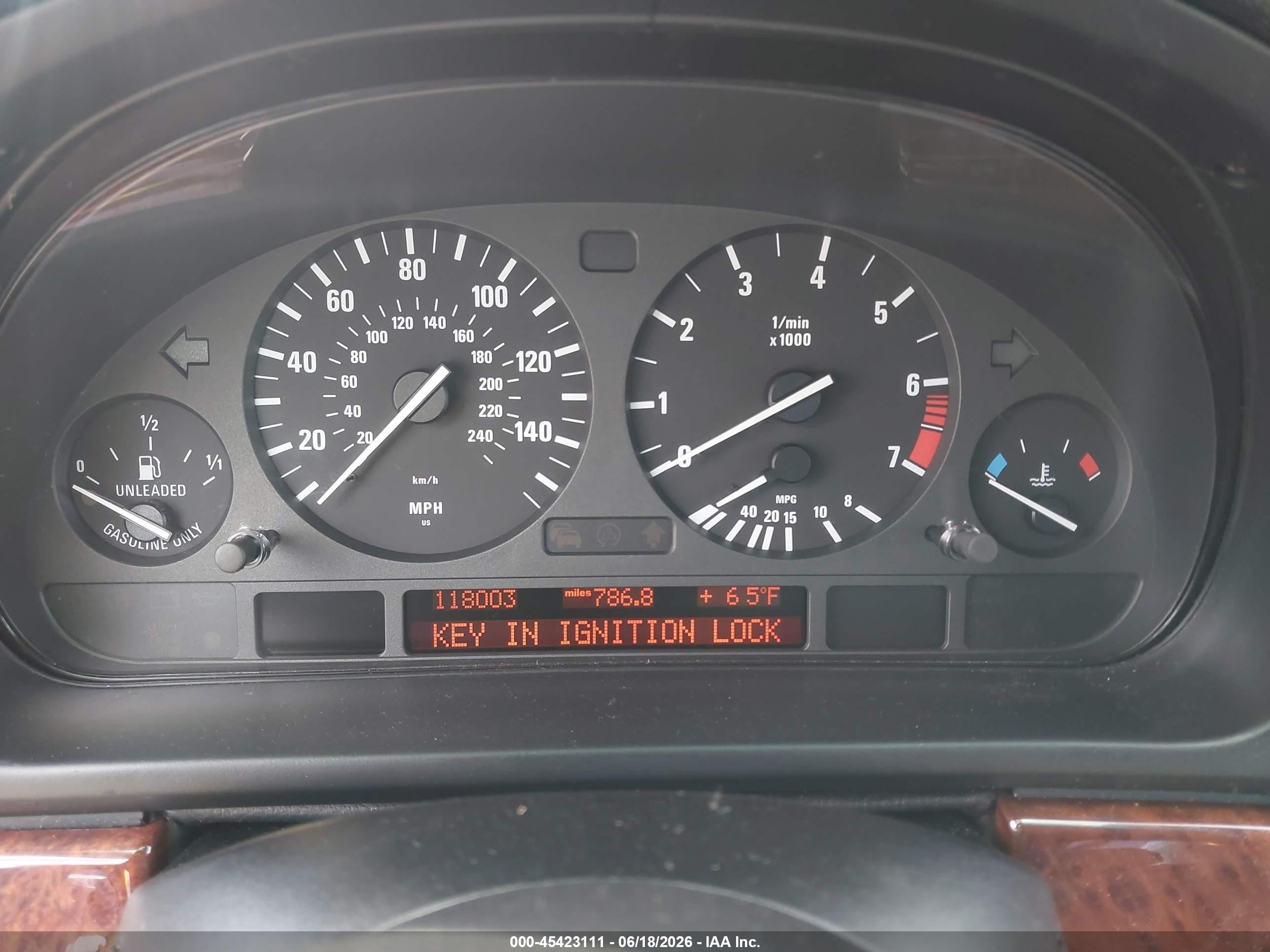 2003 Bmw 530ia Light Blue vin: WBADT63423CK29127