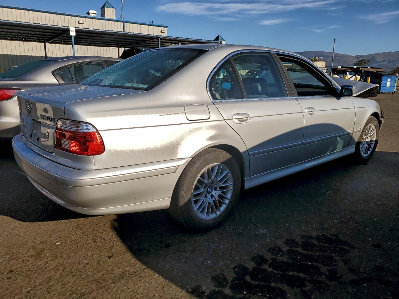 2003 Bmw 530 I Automatic Silver vin: WBADT63423CK33453