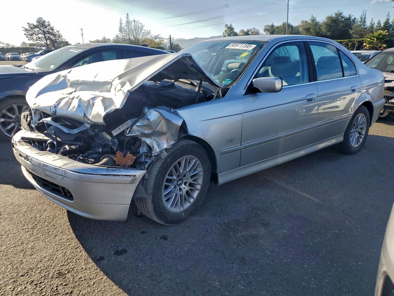 2003 Bmw 530 I Automatic Silver vin: WBADT63423CK33453