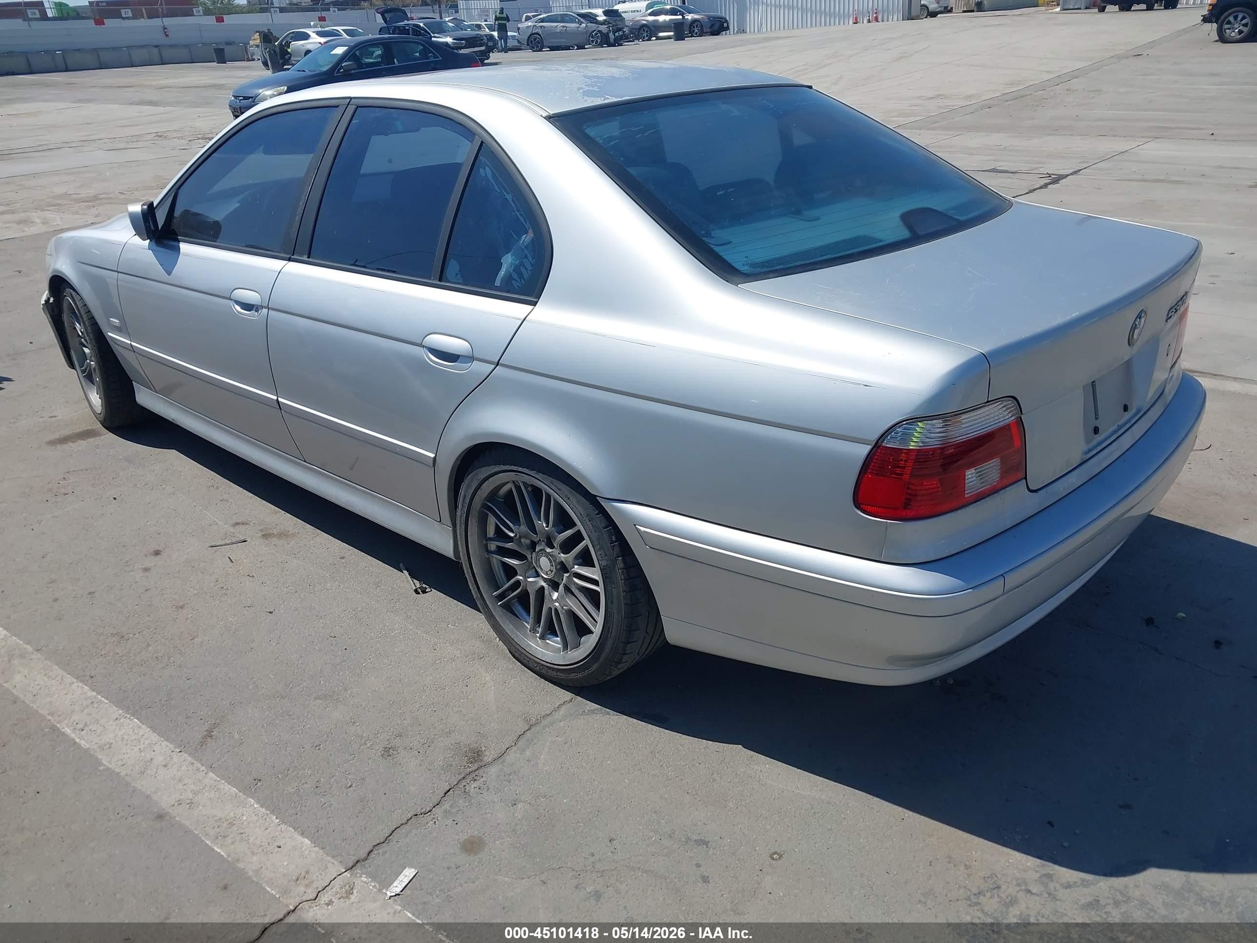 2003 Bmw 530ia   Silver vin: WBADT63423CK35994