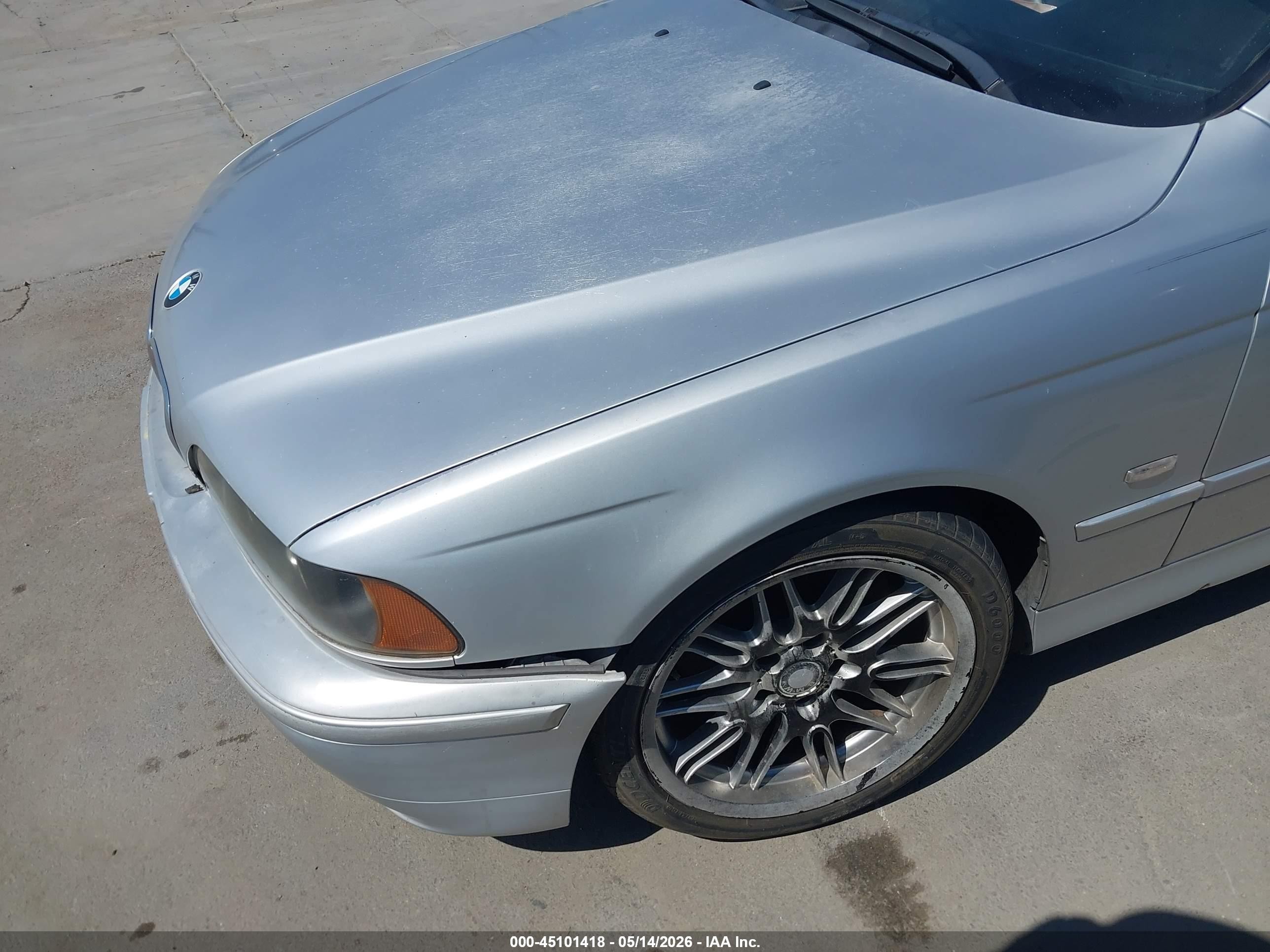 2003 Bmw 530ia   Silver vin: WBADT63423CK35994