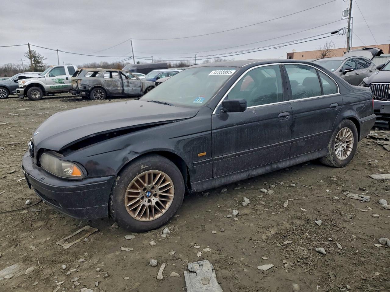 2001 Bmw 530 I Automatic Black vin: WBADT63431CF05556