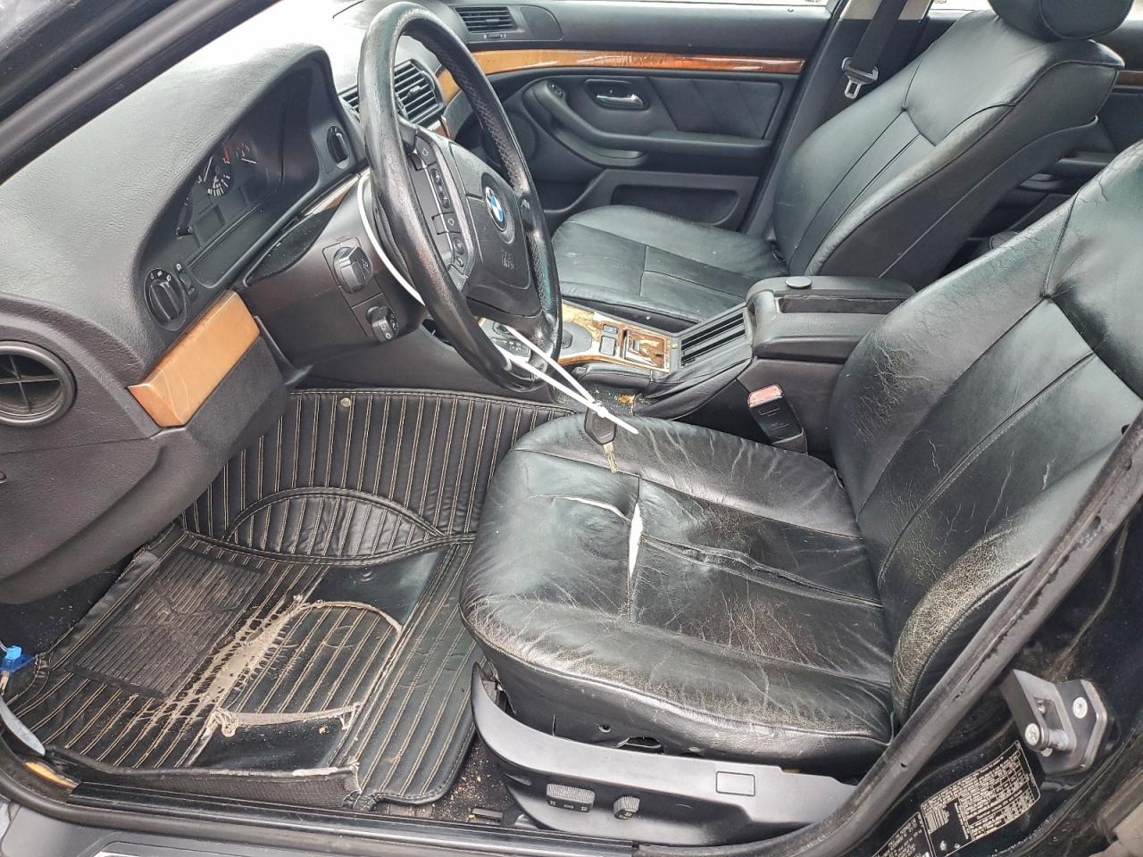 2001 Bmw 530 I Automatic Black vin: WBADT63431CF05556