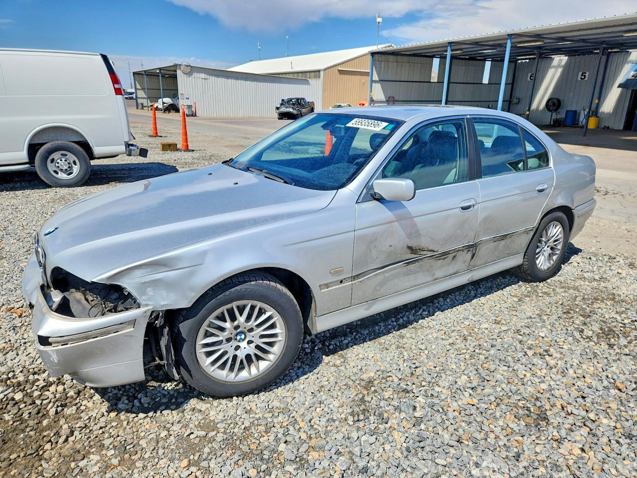 2001 Bmw 530 I Automatic Silver vin: WBADT63431CF10000