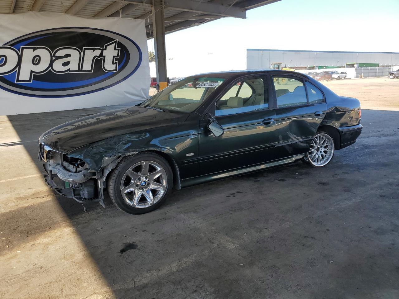 2001 Bmw 530 I Automatic Green vin: WBADT63431CF11793