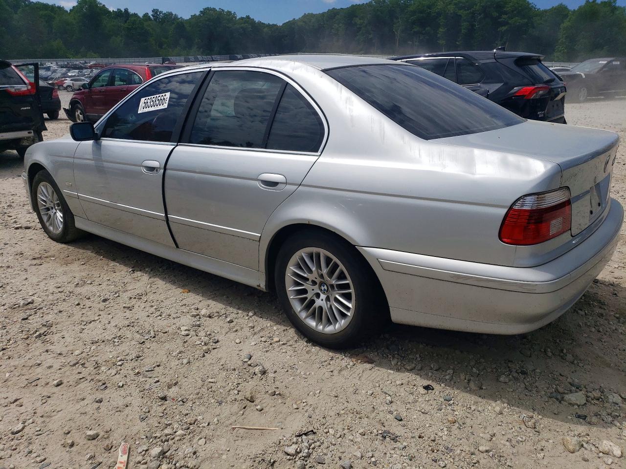 2002 Bmw 530 I Automatic Серебряный vin: WBADT63432CH90681