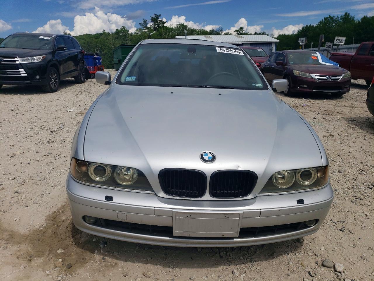 2002 Bmw 530 I Automatic Серебряный vin: WBADT63432CH90681