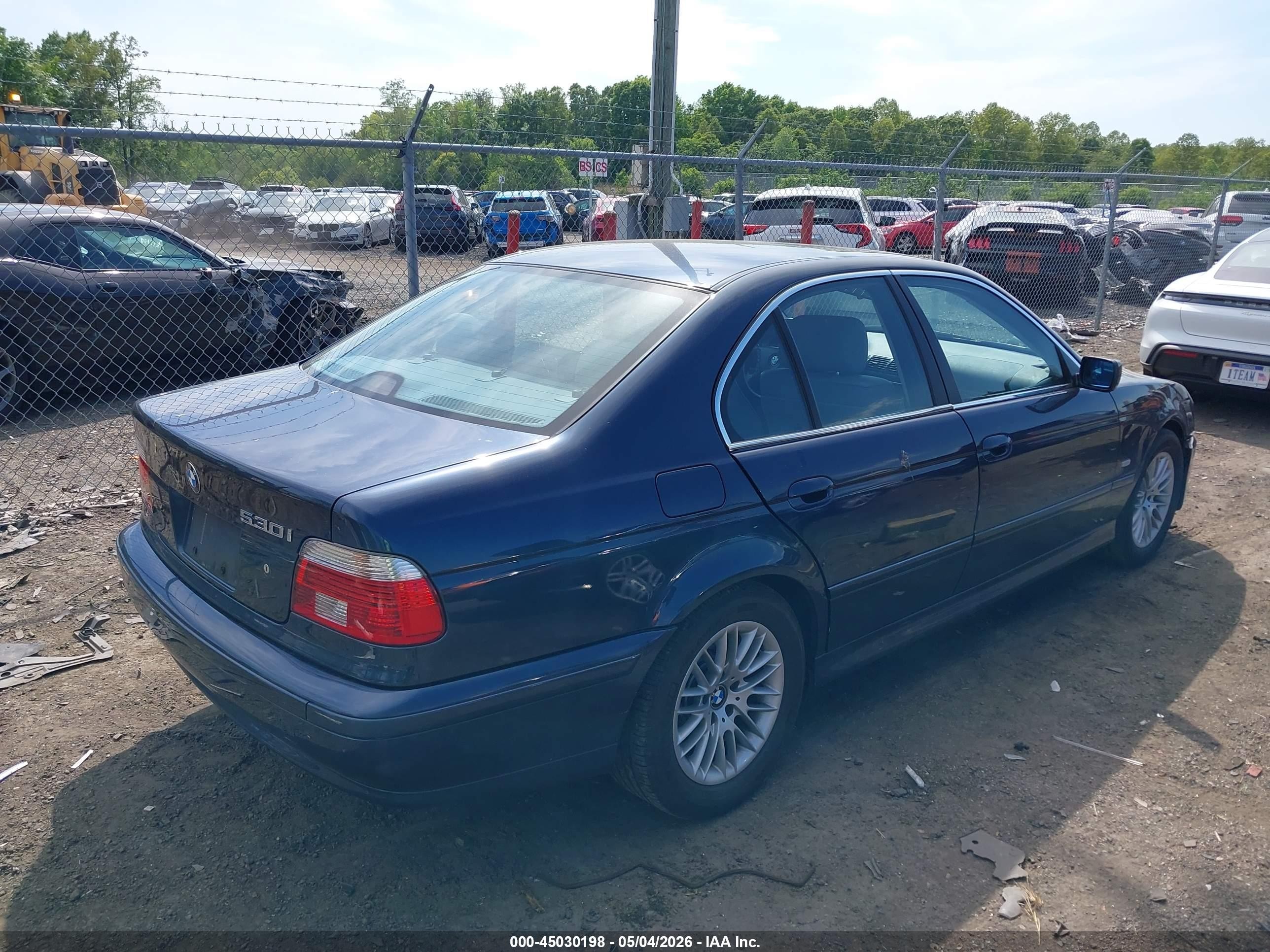 2003 Bmw 530ia   Blue vin: WBADT63433CK31579