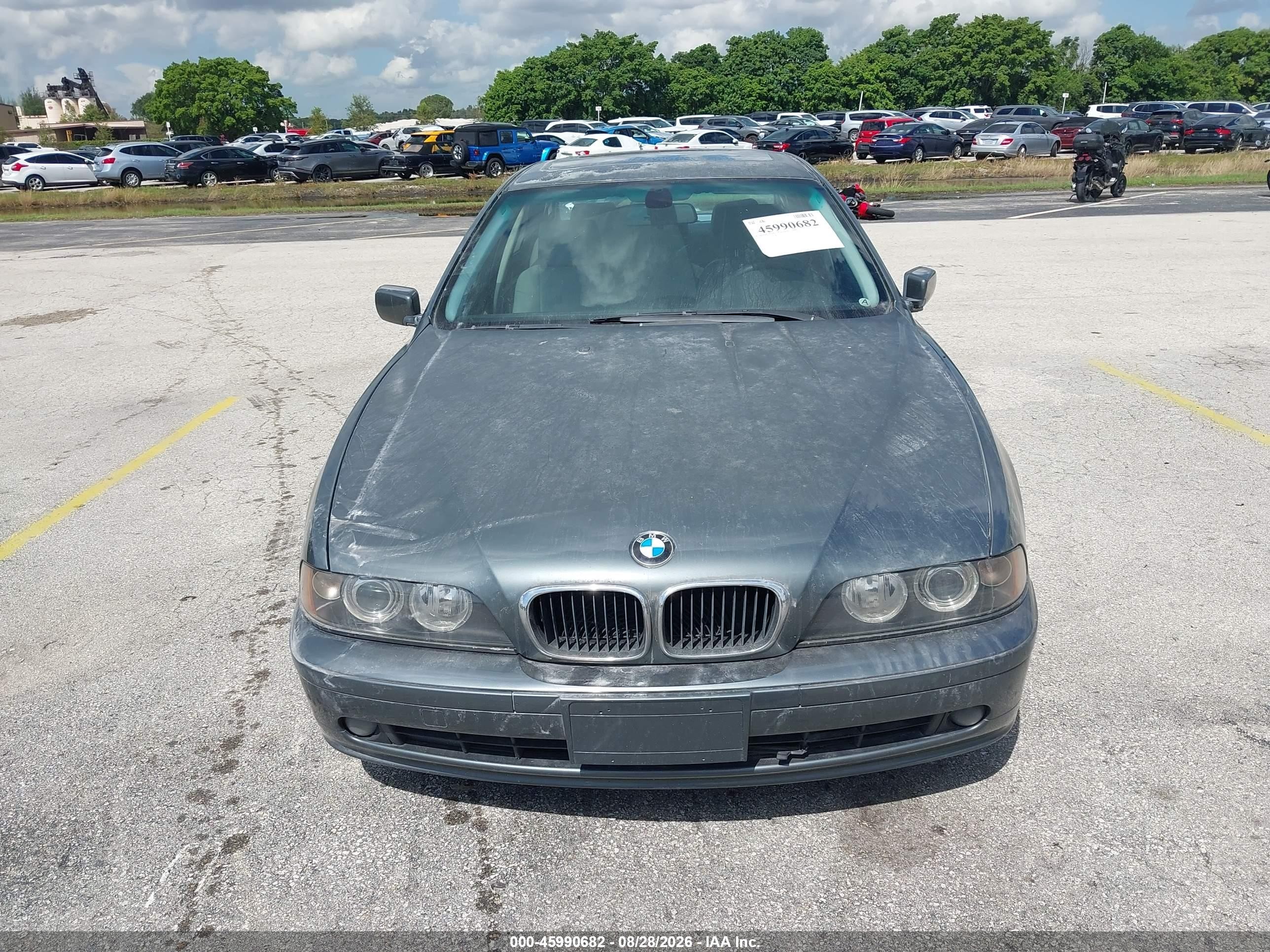 2003 Bmw 530ia   Gray vin: WBADT63433CK33140