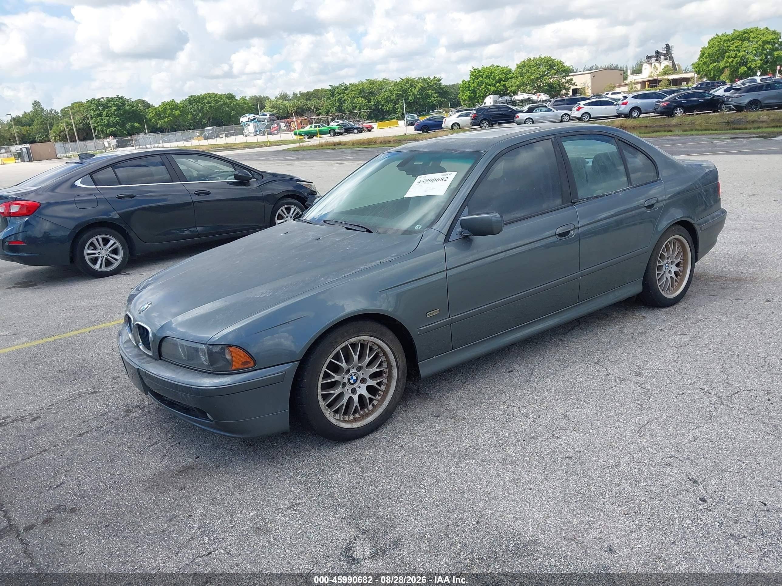 2003 Bmw 530ia   Gray vin: WBADT63433CK33140