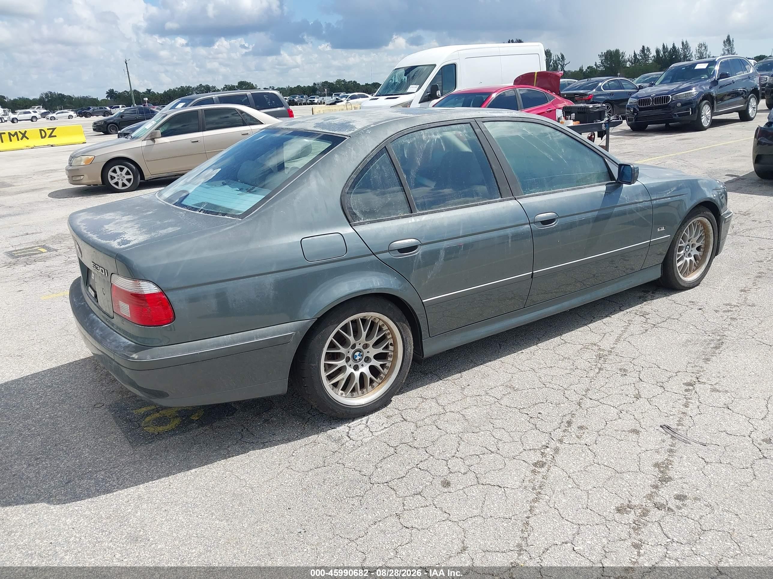 2003 Bmw 530ia   Gray vin: WBADT63433CK33140