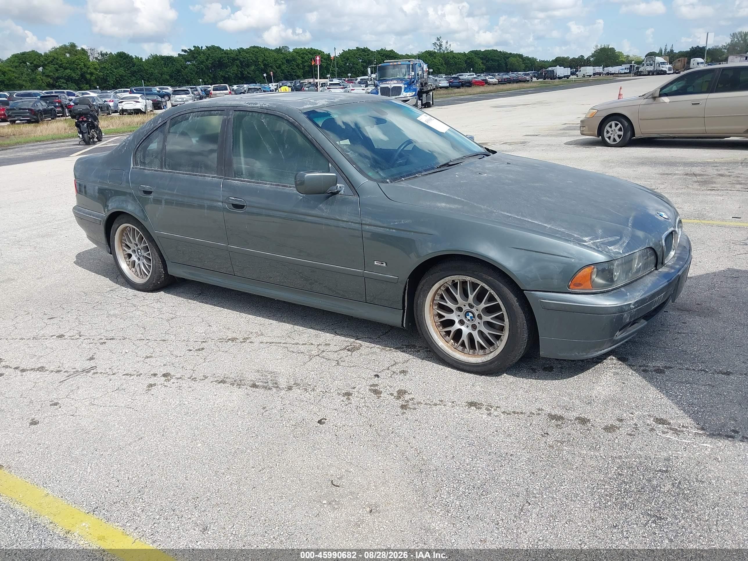 2003 Bmw 530ia   Gray vin: WBADT63433CK33140
