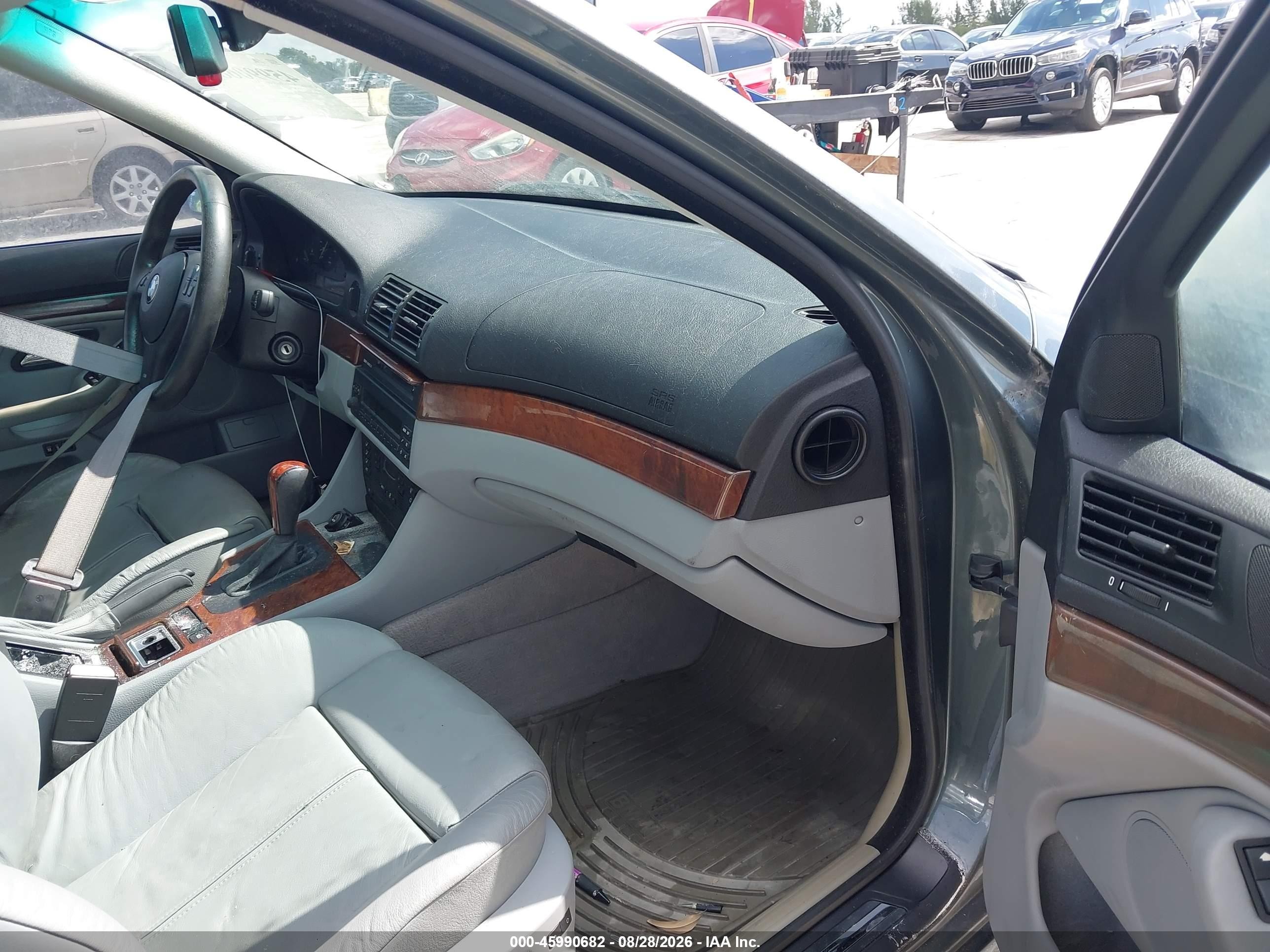 2003 Bmw 530ia   Gray vin: WBADT63433CK33140