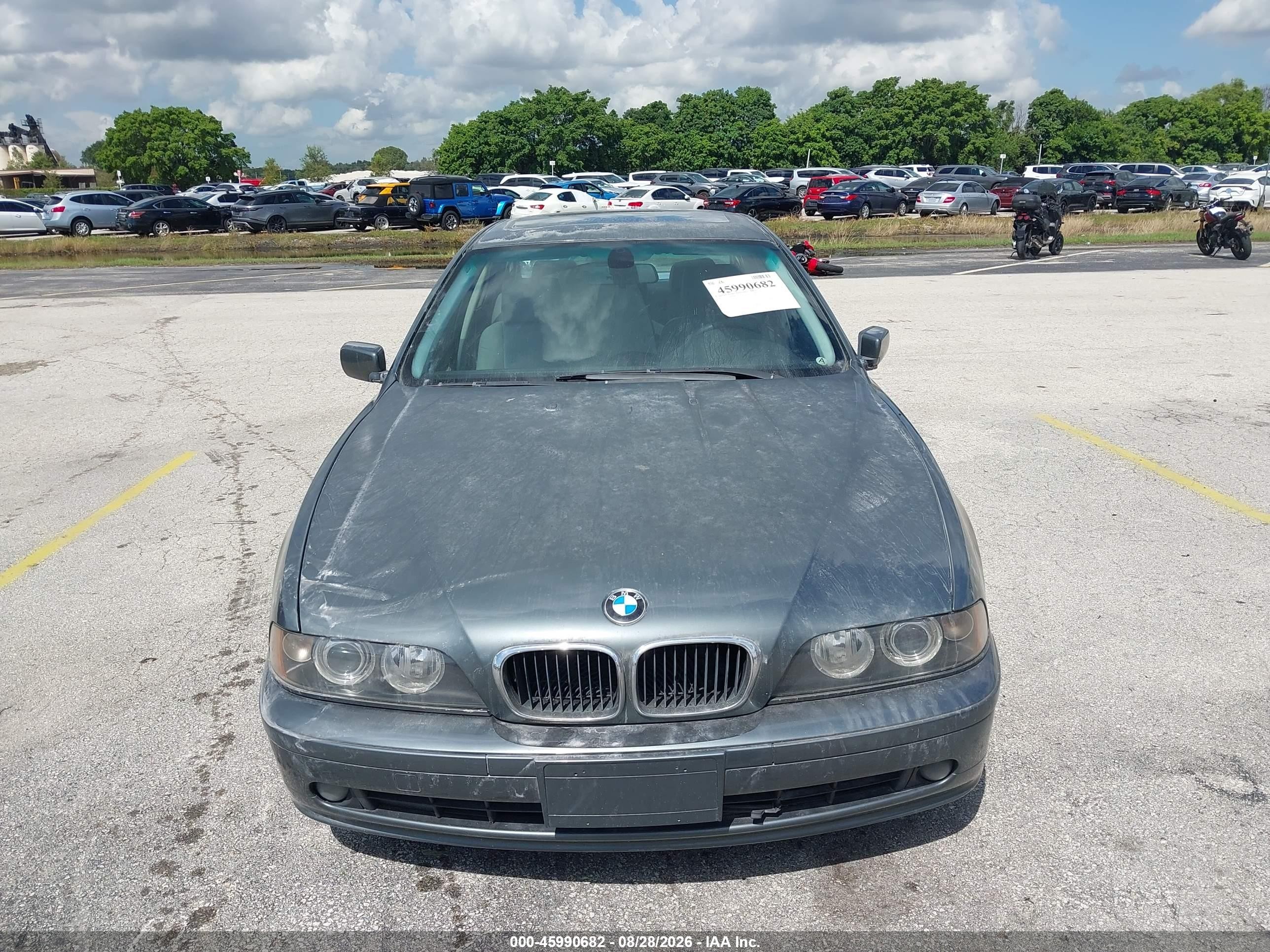 2003 Bmw 530ia   Gray vin: WBADT63433CK33140