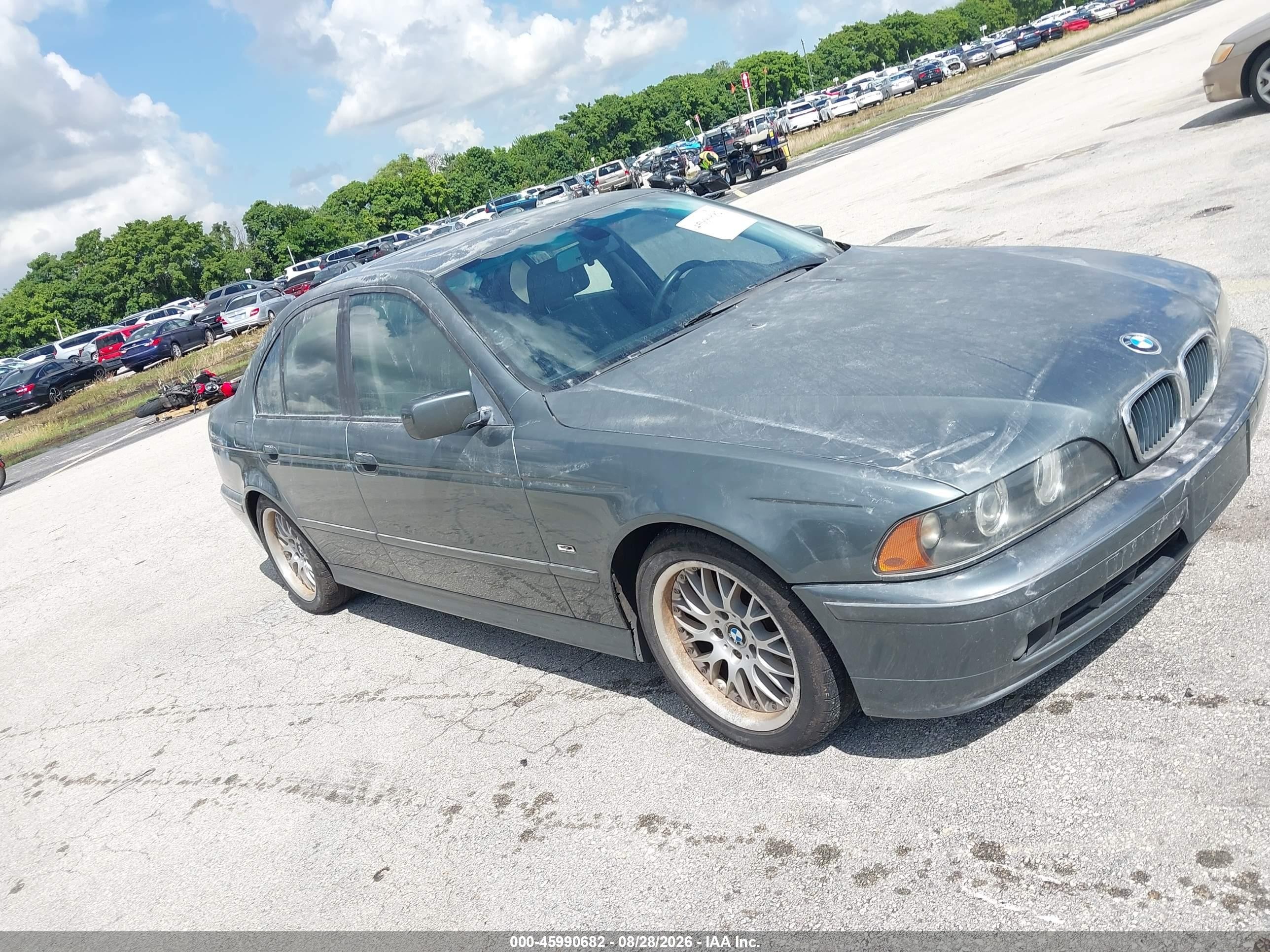 2003 Bmw 530ia   Gray vin: WBADT63433CK33140