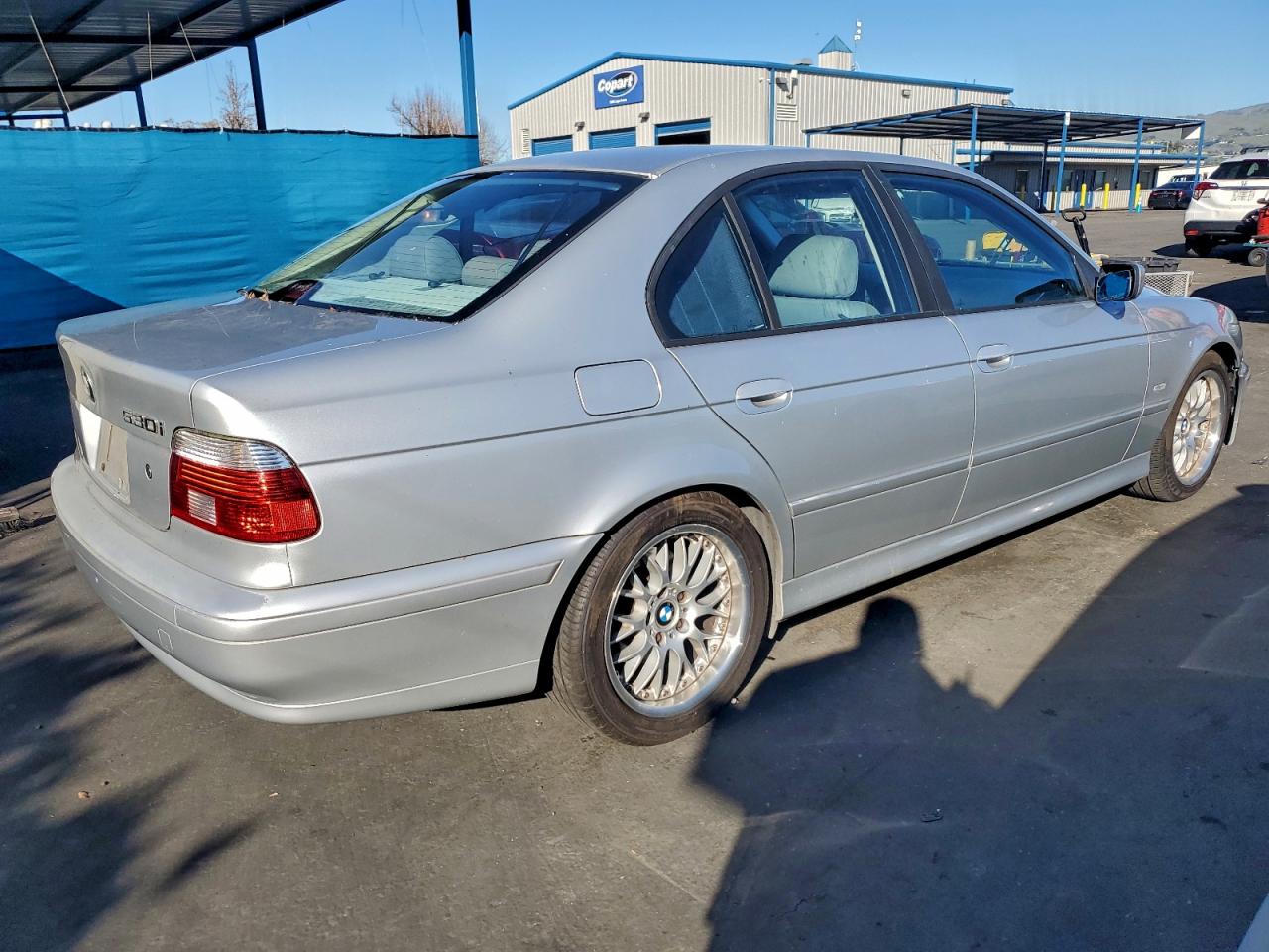 2003 Bmw 530 I Automatic Silver vin: WBADT63433CK42436