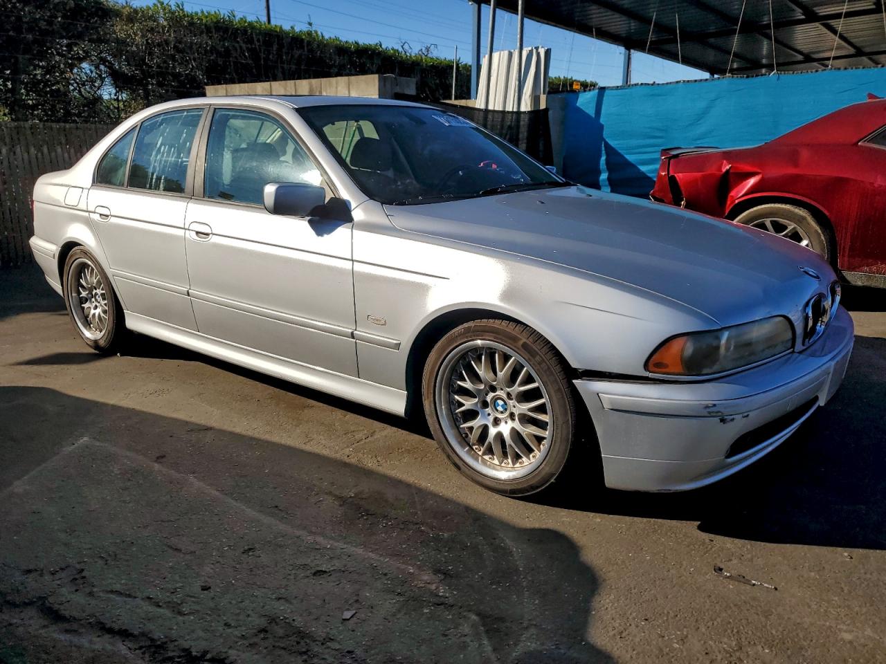 2003 Bmw 530 I Automatic Silver vin: WBADT63433CK42436