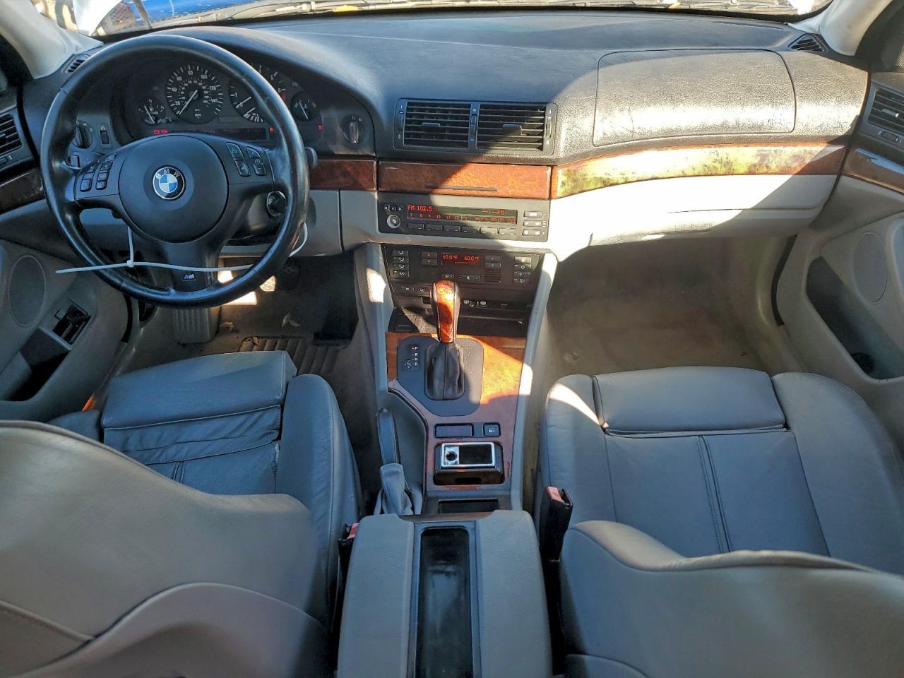 2003 Bmw 530 I Automatic Silver vin: WBADT63433CK42436