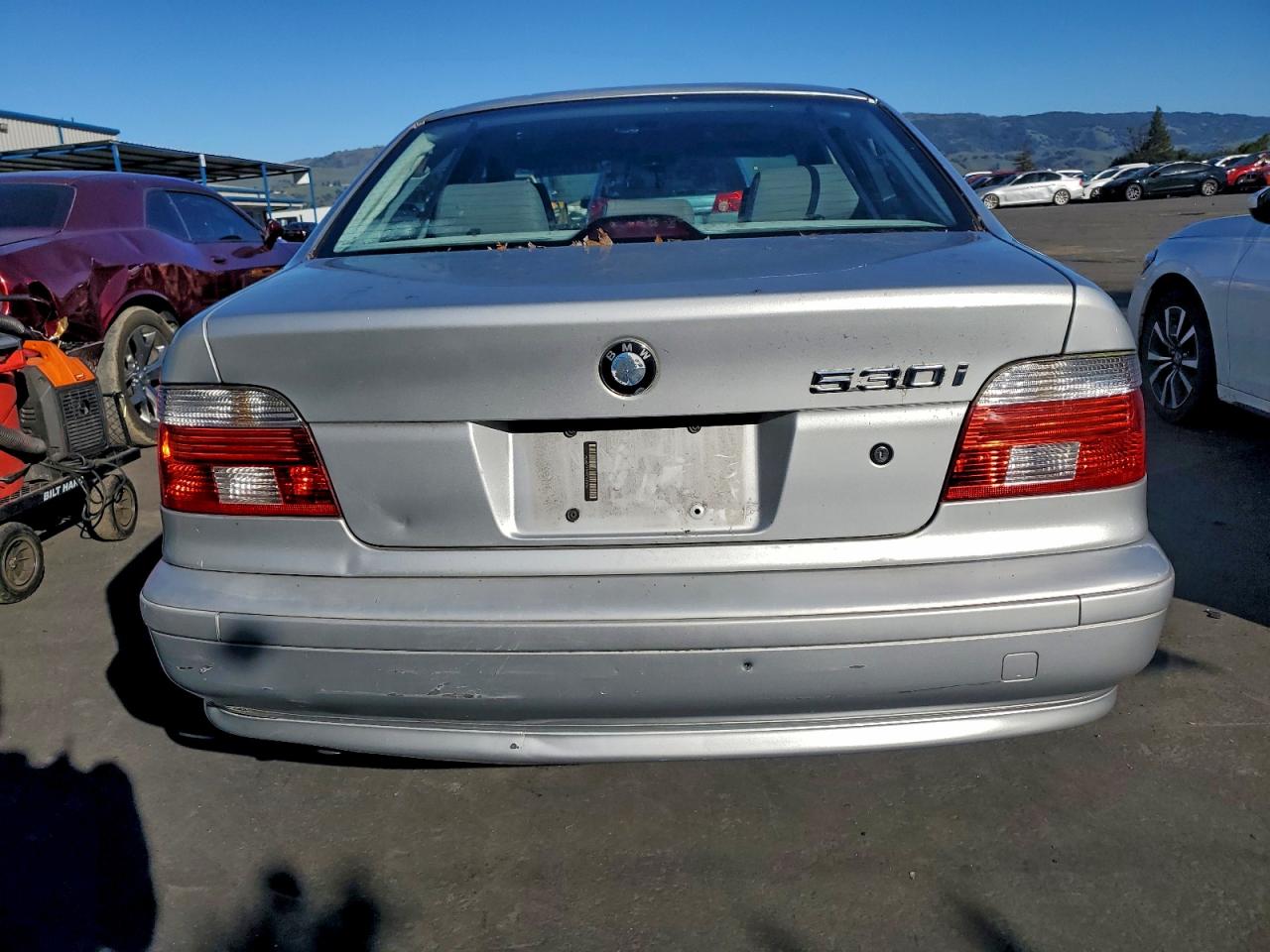 2003 Bmw 530 I Automatic Silver vin: WBADT63433CK42436