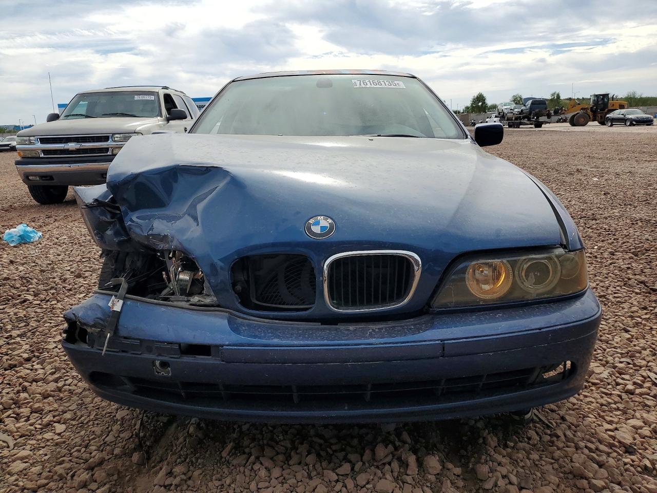 2003 Bmw 530 I Automatic Blue vin: WBADT63433CK44025