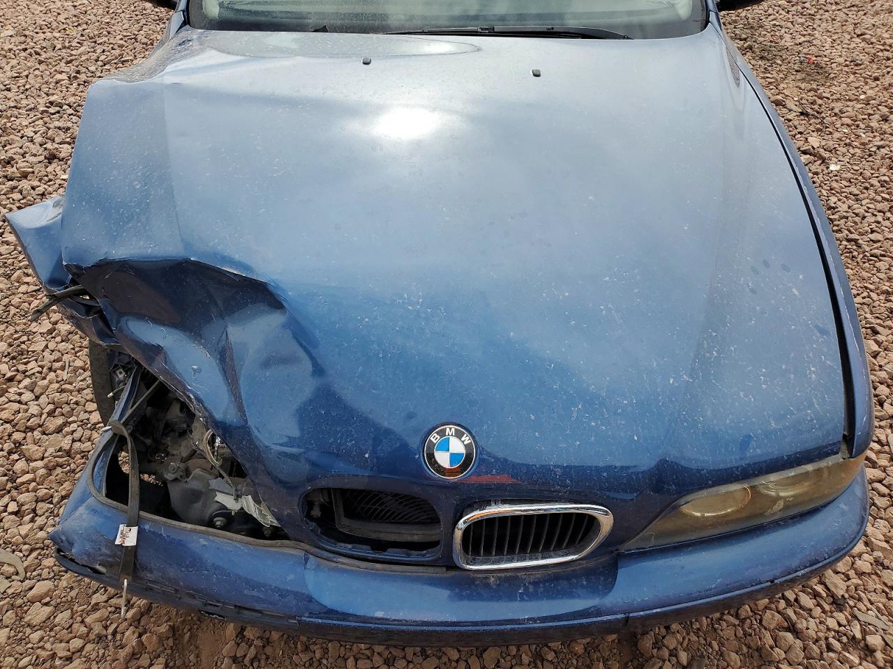 2003 Bmw 530 I Automatic Blue vin: WBADT63433CK44025