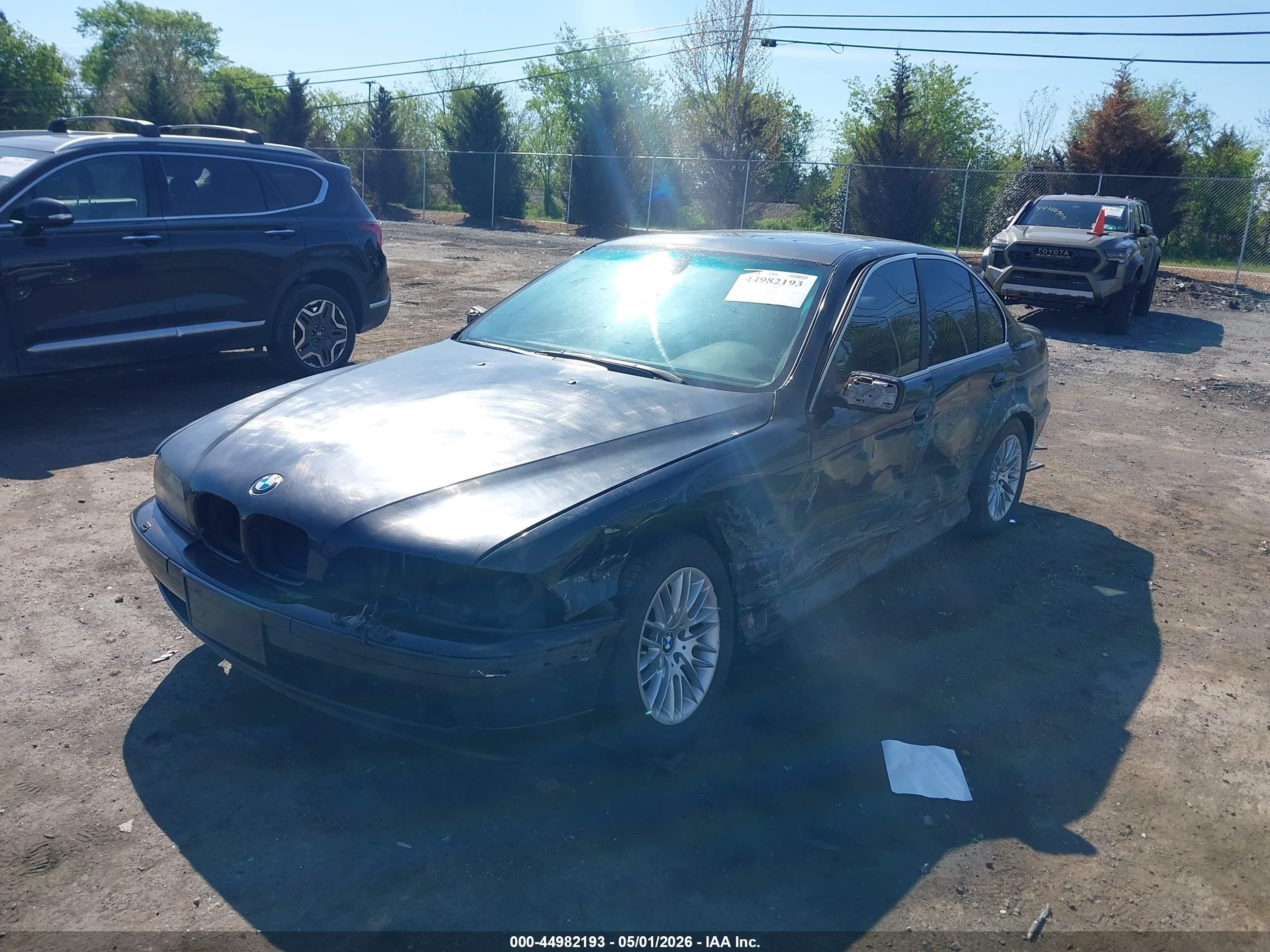 2002 Bmw 530ia   Черный vin: WBADT63442CH95226