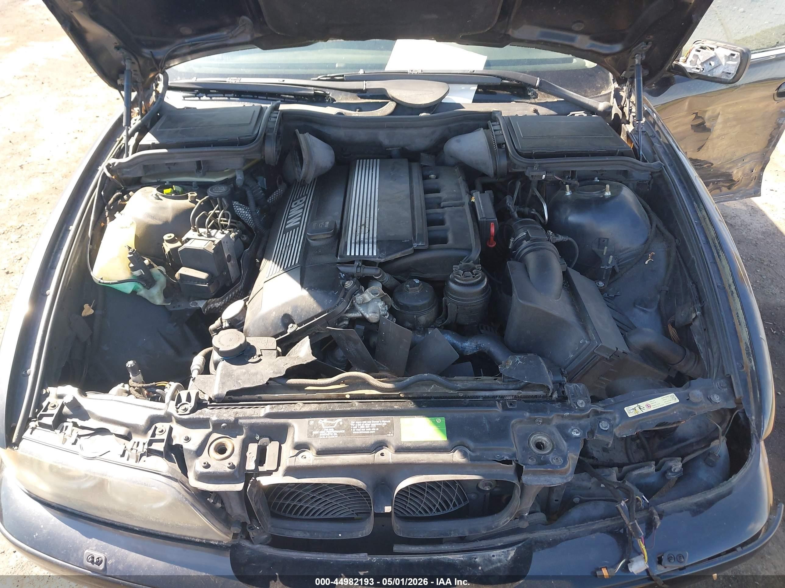 2002 Bmw 530ia   Черный vin: WBADT63442CH95226