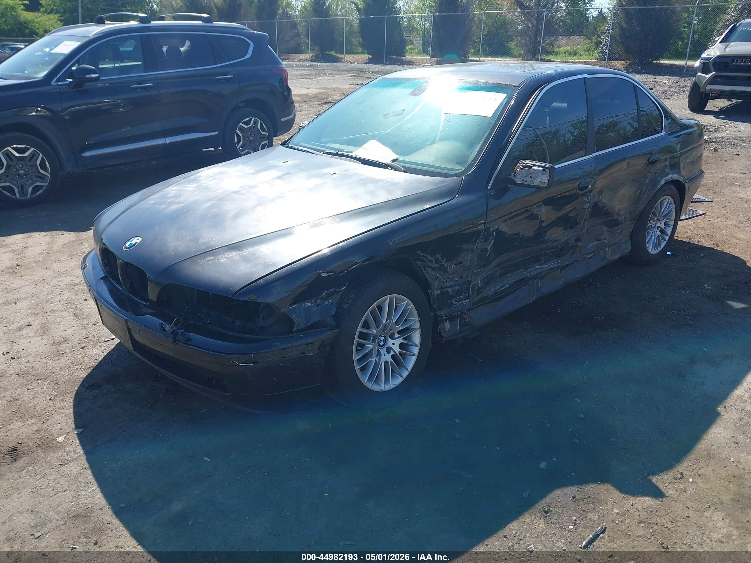 2002 Bmw 530ia   Черный vin: WBADT63442CH95226