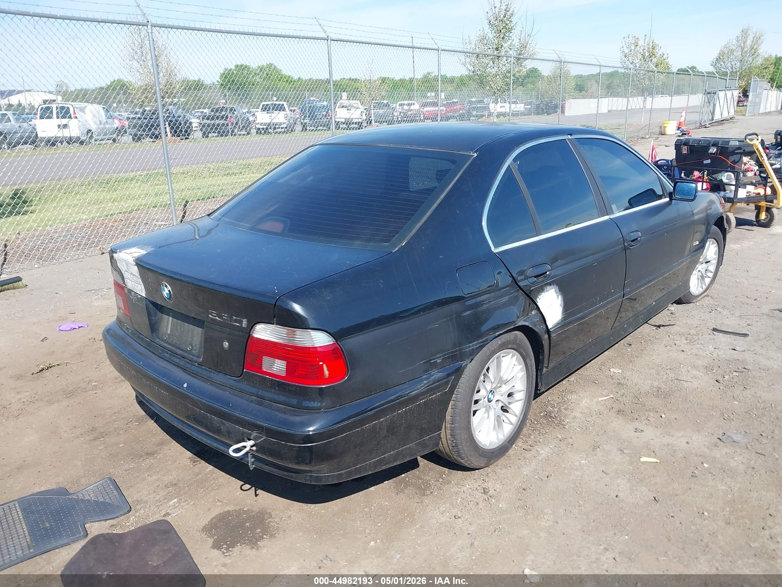 2002 Bmw 530ia   Черный vin: WBADT63442CH95226