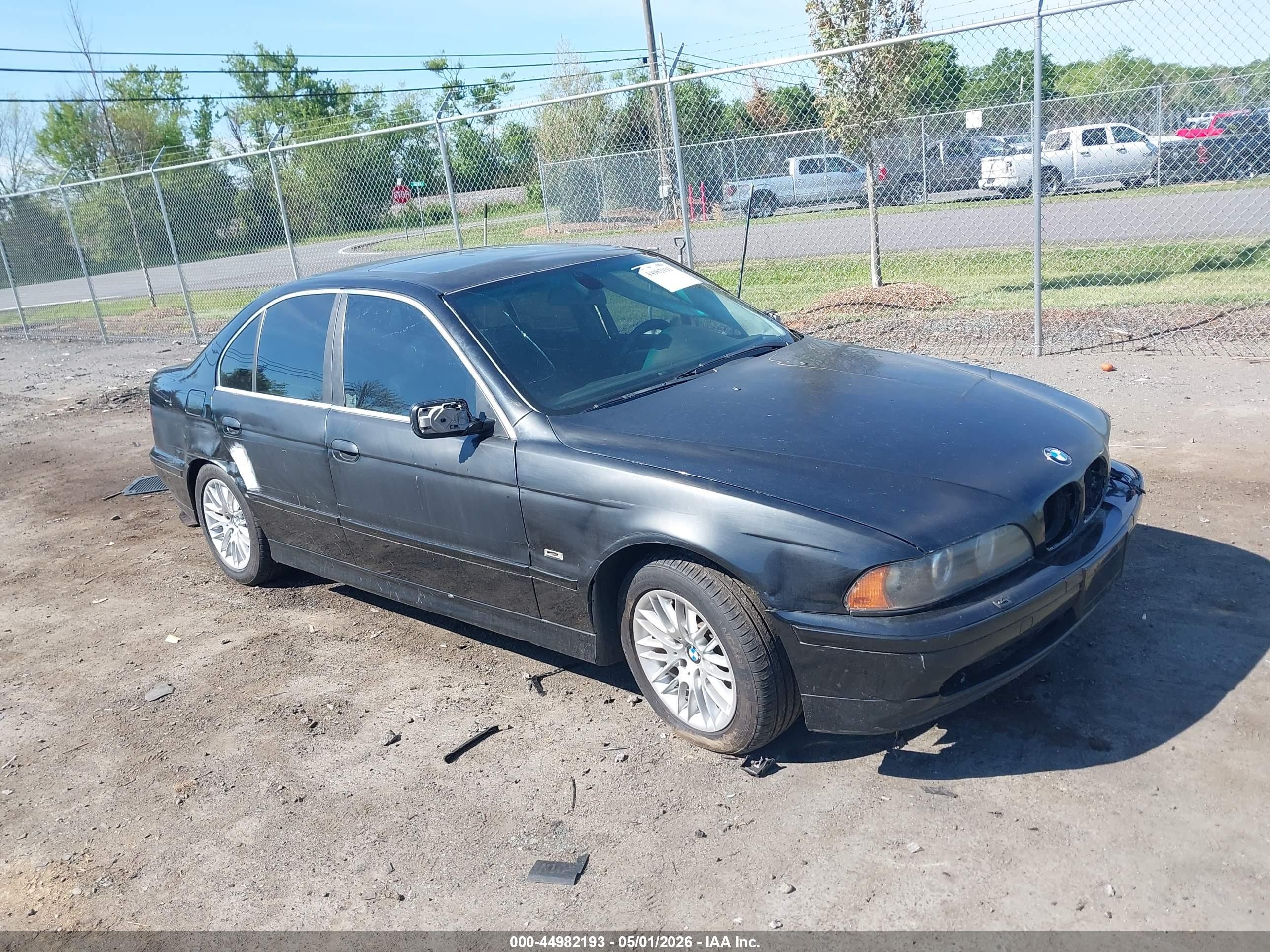 2002 Bmw 530ia   Черный vin: WBADT63442CH95226