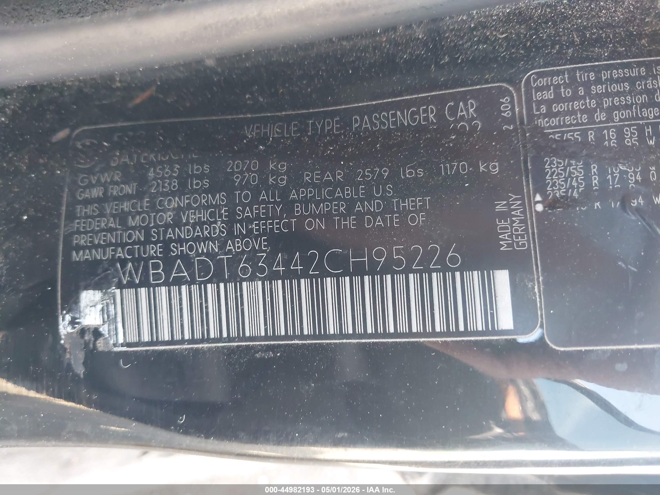 2002 Bmw 530ia   Черный vin: WBADT63442CH95226