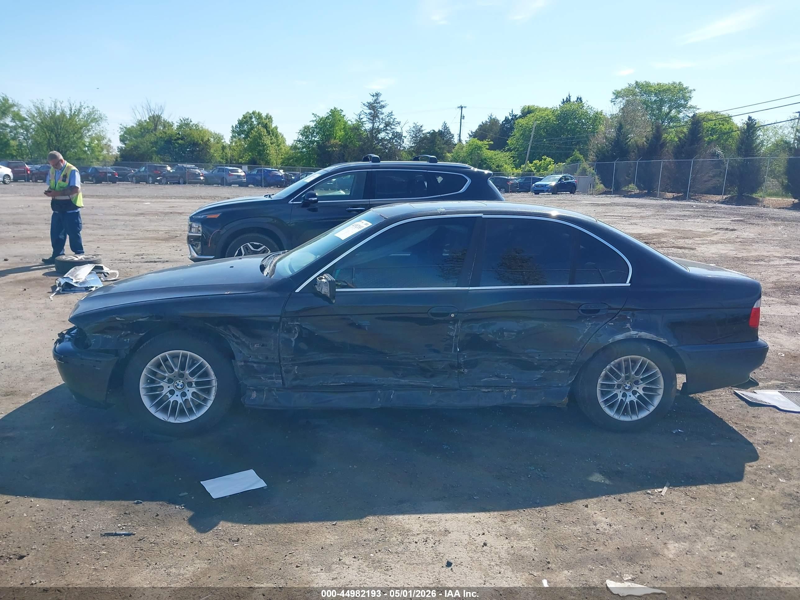 2002 Bmw 530ia   Черный vin: WBADT63442CH95226