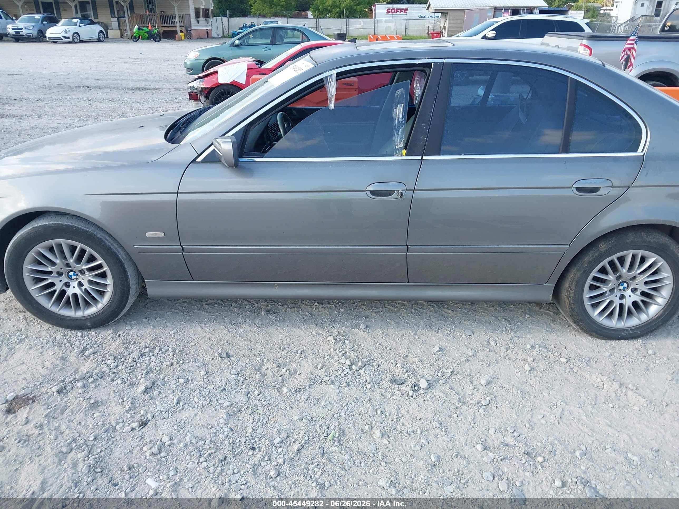 2003 Bmw 5 Series 530ia Gray vin: WBADT63443CK29923