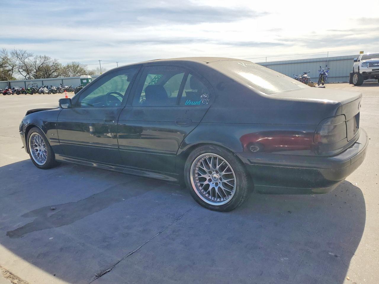 2003 Bmw 530 I Automatic Black vin: WBADT63443CK31459