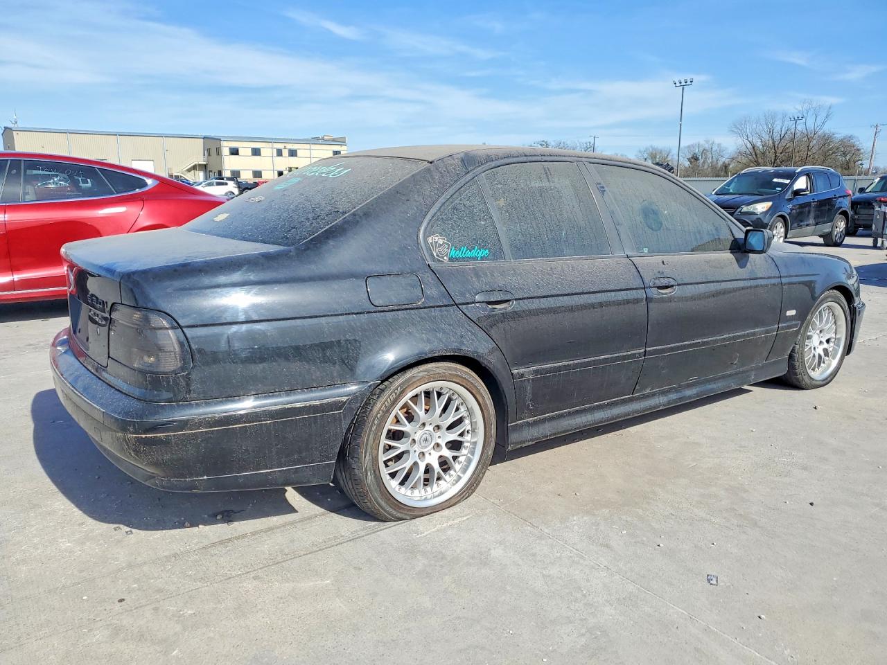 2003 Bmw 530 I Automatic Black vin: WBADT63443CK31459