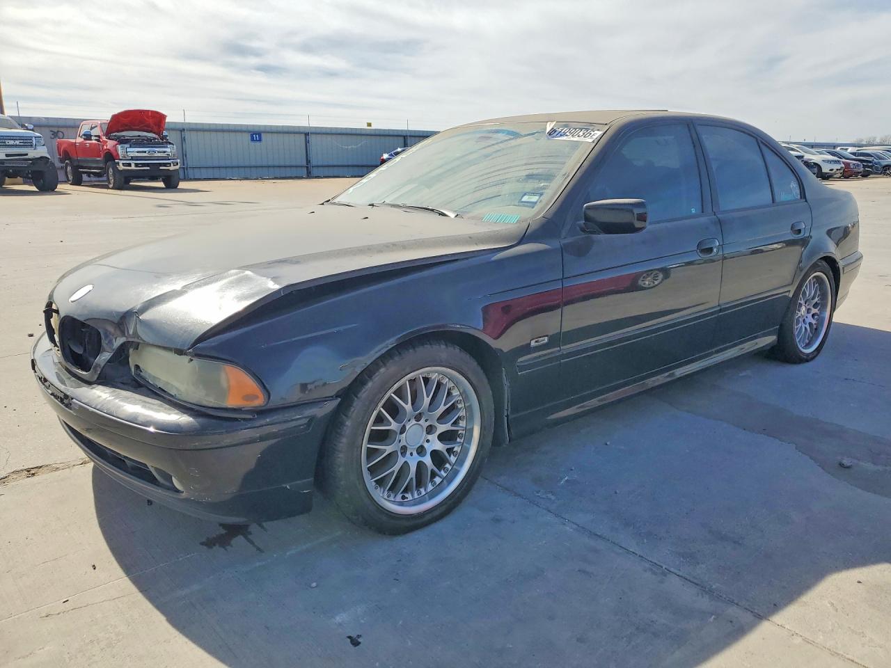 2003 Bmw 530 I Automatic Black vin: WBADT63443CK31459
